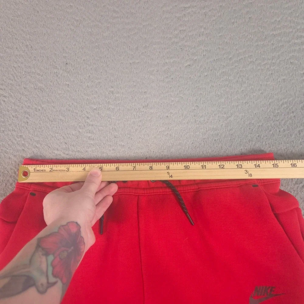 Nike Pants Kids XL Red Sportswear Tech Fleece Joggers Tapered‎ Leg Drawstring
